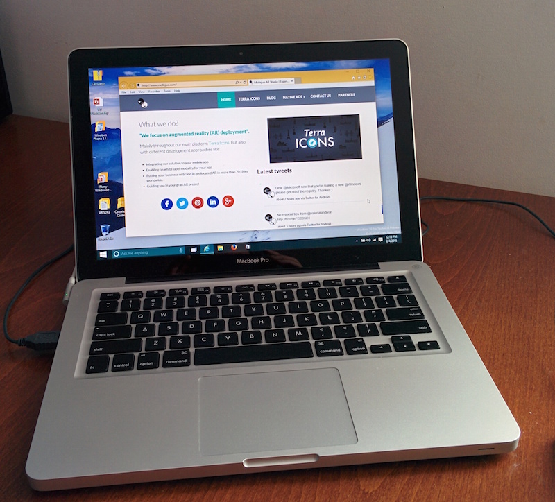 Windows 10 on a MacBook Pro