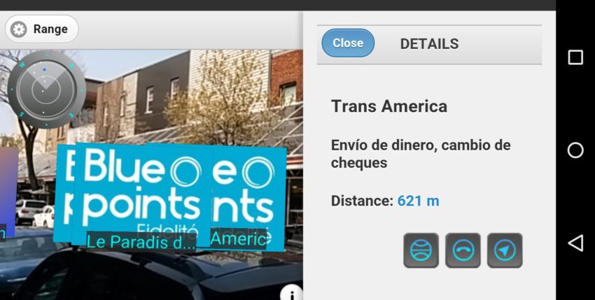 Local Businesses presence in geo AR